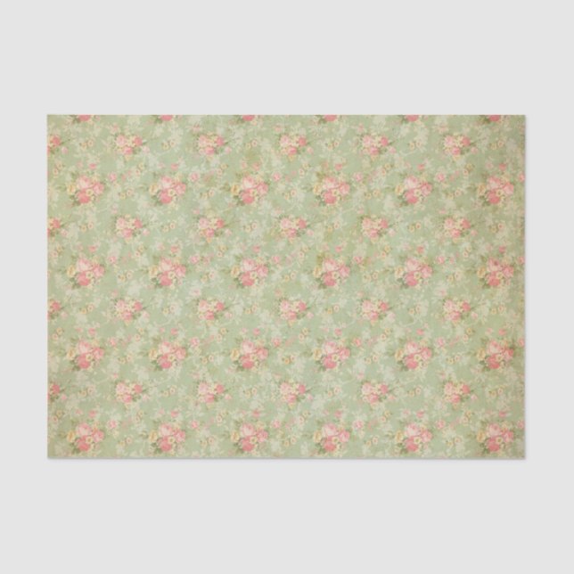 Papel De Seda Vintage floral (Anverso)