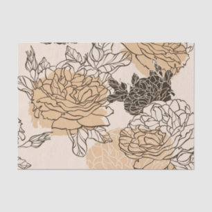 Papel De Seda Vintage Floral