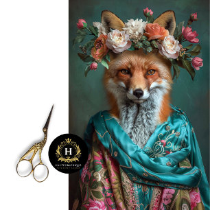 Papel De Seda Vintage Floral Boho Queen Fox Decoupage