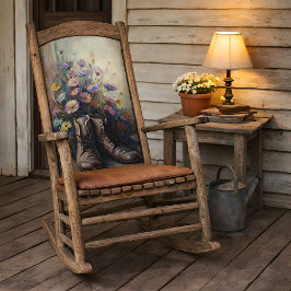 Papel De Seda Vintage Garden Boot & Wildflowers Decoupage