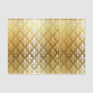 Papel De Seda Vintage, gold, fleur de lis, anticuado, vintage, m