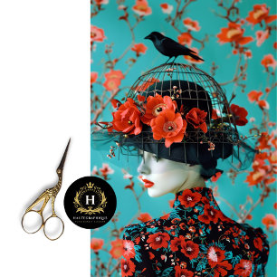 Papel De Seda Vintage Gorra de la Edad Media