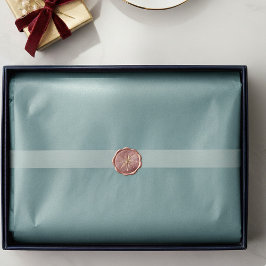 Papel De Seda Vintage Holiday Frost Sky Blue Color sólido