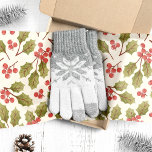 Papel De Seda Vintage Holly Watercolor<br><div class="desc">Envuelve tus regalos con alegría de vacaciones intemporales con este exquisito papel de tejidos. Con un delicado diseño acuático de hojas y bayas huecas, este papel higiénico de inspiración vintage le da un toque de elegancia y nostalgia a sus regalos. Perfecto para crear una presentación de Navidades clásicos para sus...</div>