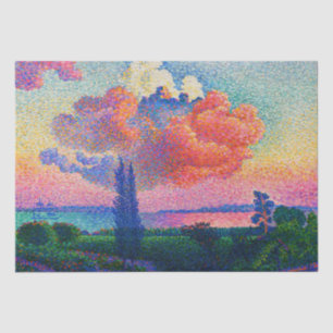 Papel De Seda Vintage La pintura de la nube rosa (1896)