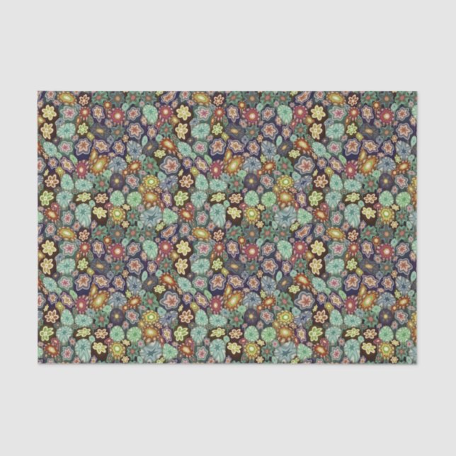 Papel De Seda Vintage Millefiori (Anverso)