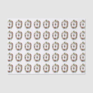 PAPEL DE SEDA VINTAGE MODERNA BOTANICAL QUEEN BEE
