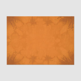 Papel De Seda Vintage Naranja Quemado Victoriano de Otoño