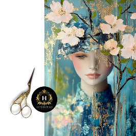 Papel De Seda Vintage Paris Francia Mannequin Fashion Decoupage