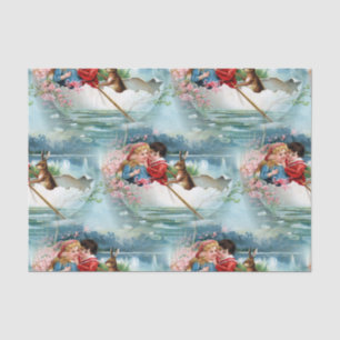 Papel De Seda Vintage Pascua