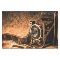 Vintage Potography Camera Film Decoupage