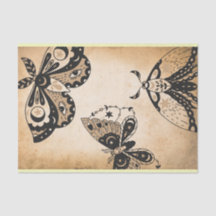 Vintage retro desvanecimientos de polillas negras 