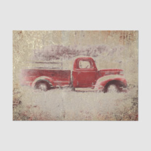 Papel De Seda Vintage Retro Rustic Truck Textura fondo