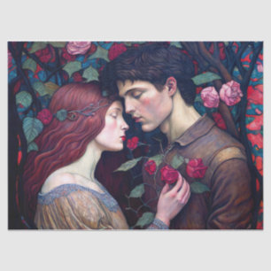 Papel De Seda Vintage Romance Lovers Couple Decoupage