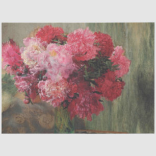 Papel De Seda Vintage Rosas florales rusticas desmoronan