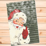 Papel De Seda Vintage Santa Claus Bandas verdes victorianas<br><div class="desc">Este diseño se puede personalizar eligiendo la opción Editar diseño. También puede transferir a otros artículos. Póngase en contacto conmigo en colorflowcreations@gmail.com o utilice la opción de chat en la parte superior de la página si desea tener este diseño en otro producto o necesita ayuda. Ver más de mis diseños...</div>