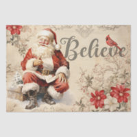 Vintage Santa Claus Decoupage Ephemera