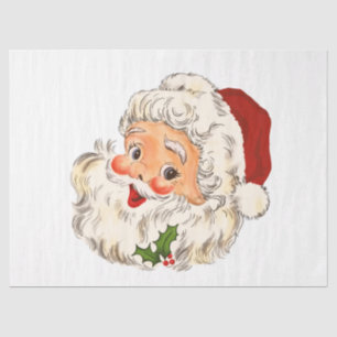 Papel De Seda Vintage Santa Clause Navidades Decoupage St. Nick