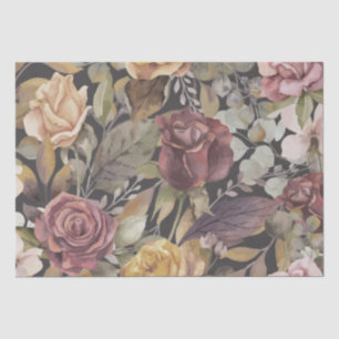 Papel De Seda Vintage Shabby Colores naturales silenciados y Ros