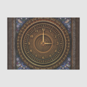 Papel De Seda Vintage Steampunk Vintage Cobre de moda antigua