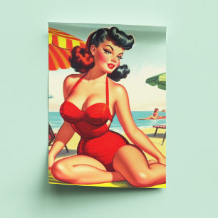 Papel De Seda Vintage Swimsuit Curvy Pin-up