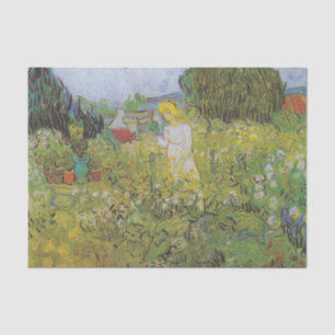 Papel De Seda Vintage Van Gogh Marguerite Gachet en el Jardín