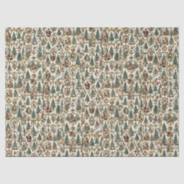 Papel De Seda Vintage Victorian Christmas Collage | Retro Santa 