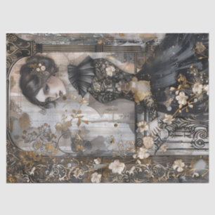 Papel De Seda Vintage Victorian Gates & Doorways Decoupage