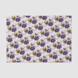 Papel De Seda Vintage/Victorian PansyFlowers