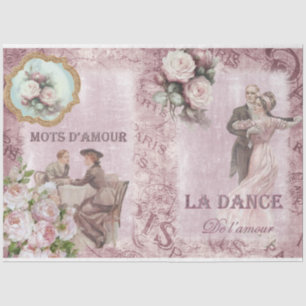 Papel De Seda Vintage Victorian Parisian Series Design 1