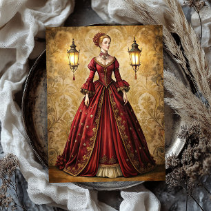 Papel De Seda Vintage victoriana en descomposición de vestimenta