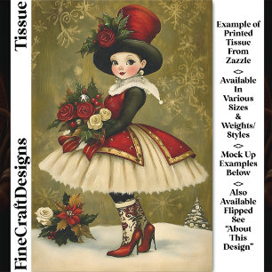 Papel De Seda Vintage victoriana, Top Hat BC9L Decoupage