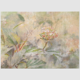 Papel De Seda Vintage Watercolor peony desconexión floral