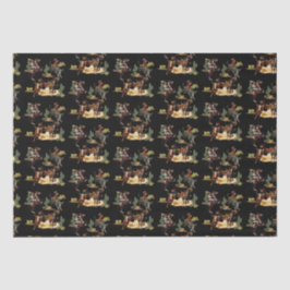 Papel De Seda Vintage Western Rodeo Events Cowboy Cowgirl