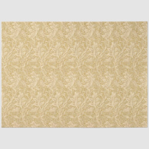 Papel De Seda Vintage William Morris Arcadia Gold Sin Costuras