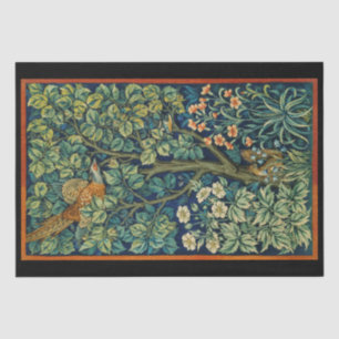PAPEL DE SEDA: VINTAGE WILLIAM MORRIS : PHEASANT