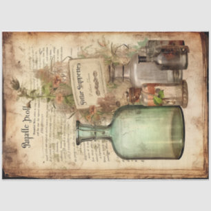 Papel De Seda Vintage Witch Potion Design Series 10