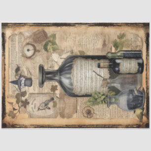 Papel De Seda Vintage Witch Potion Design Series 14