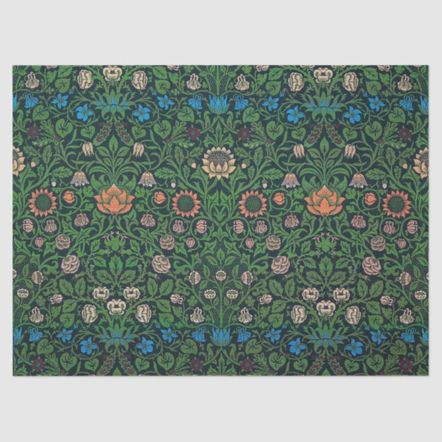 Papel De Seda Violet and Columbine, William Morris (Anverso)