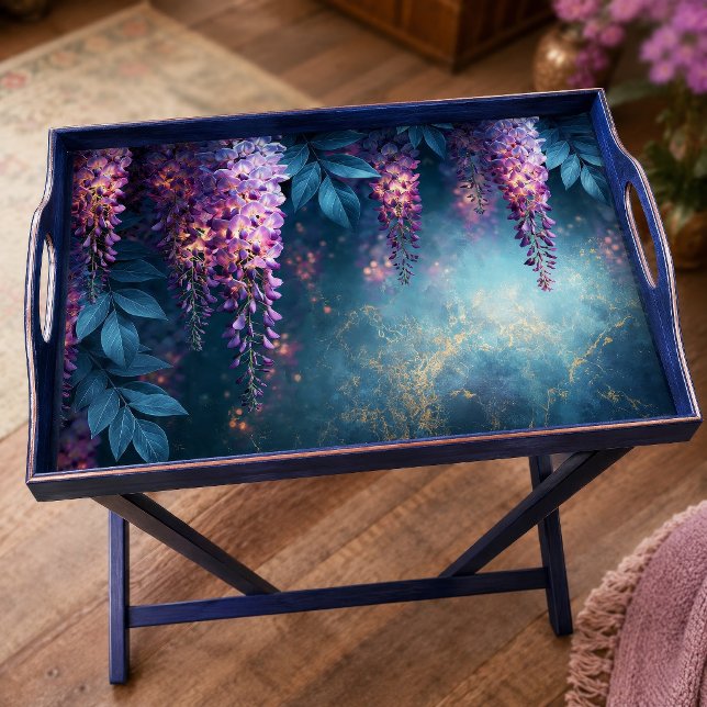 Papel De Seda Violeta Wisteria Decoupage Niebla Dorada (Subido por el creador)