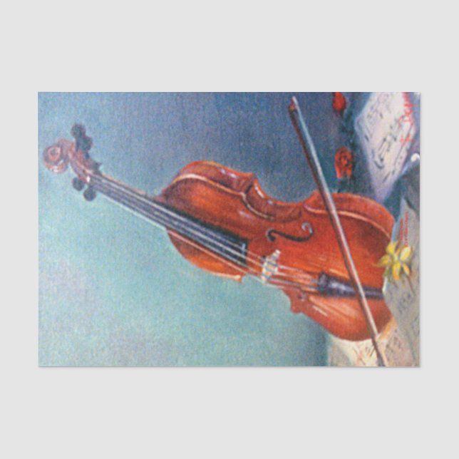 Papel De Seda Violín/Violin (Anverso)