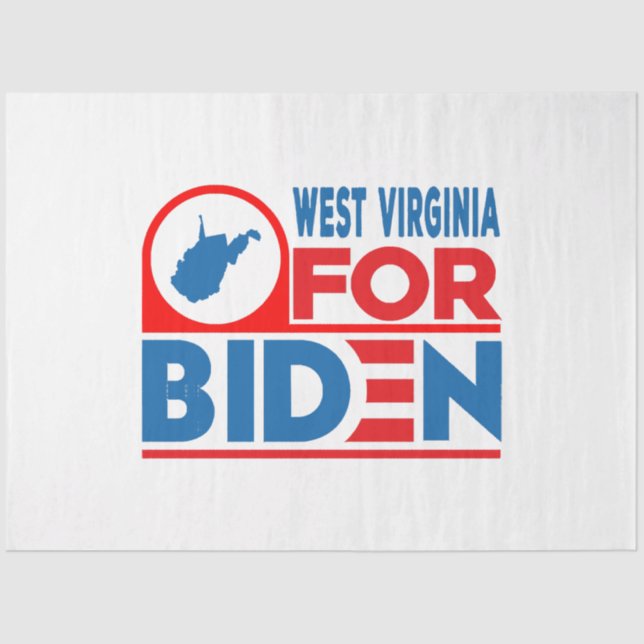 Papel De Seda VIRGINIA OCCIDENTAL PARA Biden (Anverso)