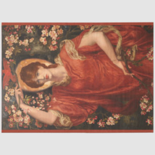 Papel De Seda Visión de Fiammetta (por Dante Gabriel Rossetti)