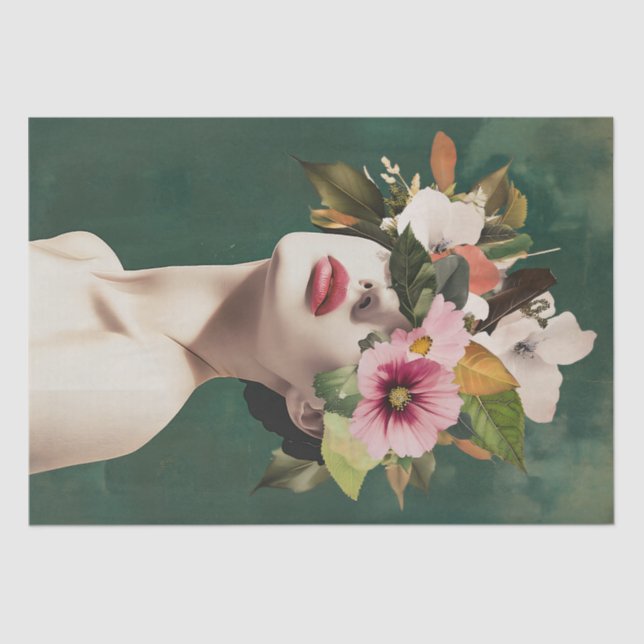 Papel De Seda Visiones florales (Anverso)