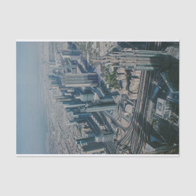 Papel De Seda Vista Burj Khalifa, Dubai (Anverso)