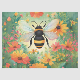 Papel De Seda Vista de Aterrizaje de Abejas de Miel