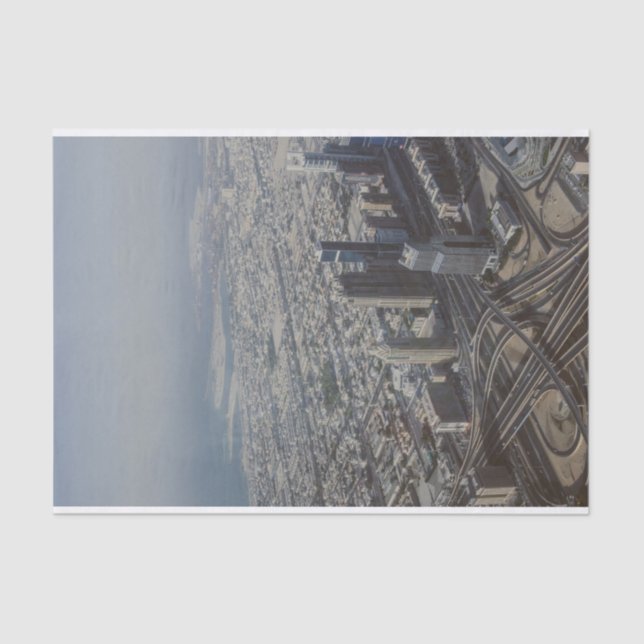 Papel De Seda Vista de Burj Khalifa, Dubai (Anverso)