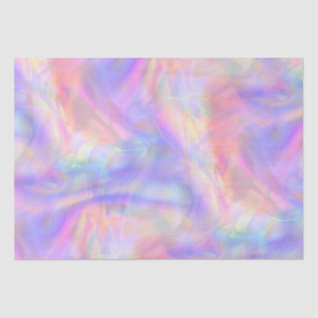 Papel De Seda vista panorámica, holo pastel: (Anverso)