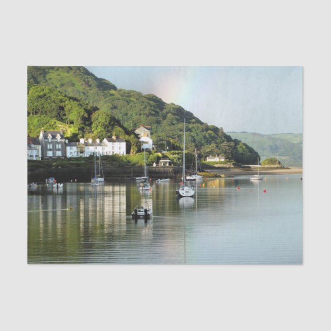 PAPEL DE SEDA VISTAS DE GALES (Anverso)