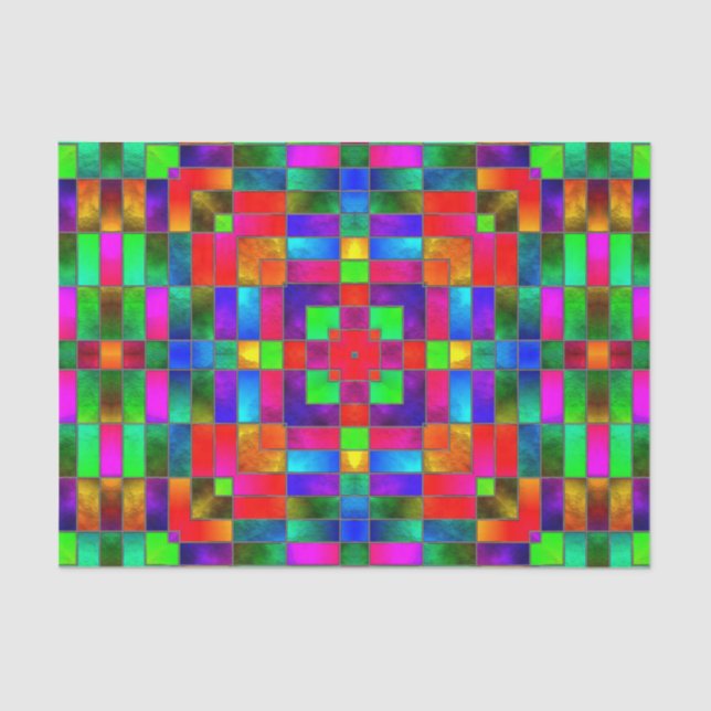 Papel De Seda Vitral 6 (Anverso)